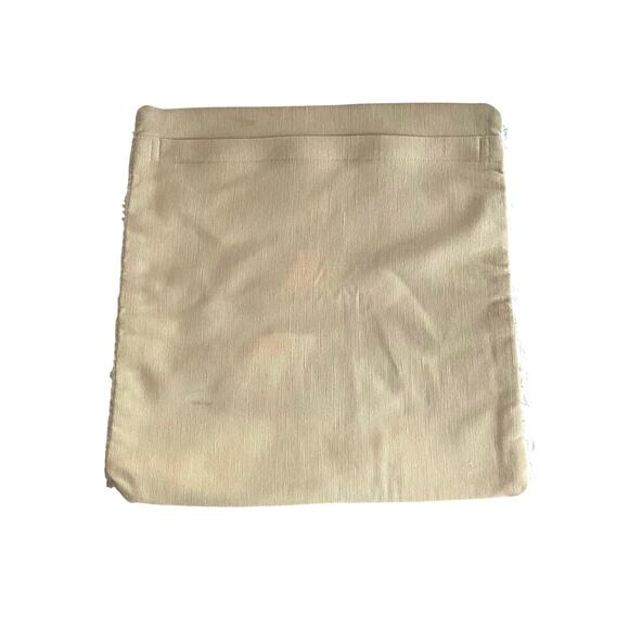 Pottery Barn 18x18 Wool Pillow Covers Set 2 India Bohemian Moroccan Metal Discs - Picture 5 of 7